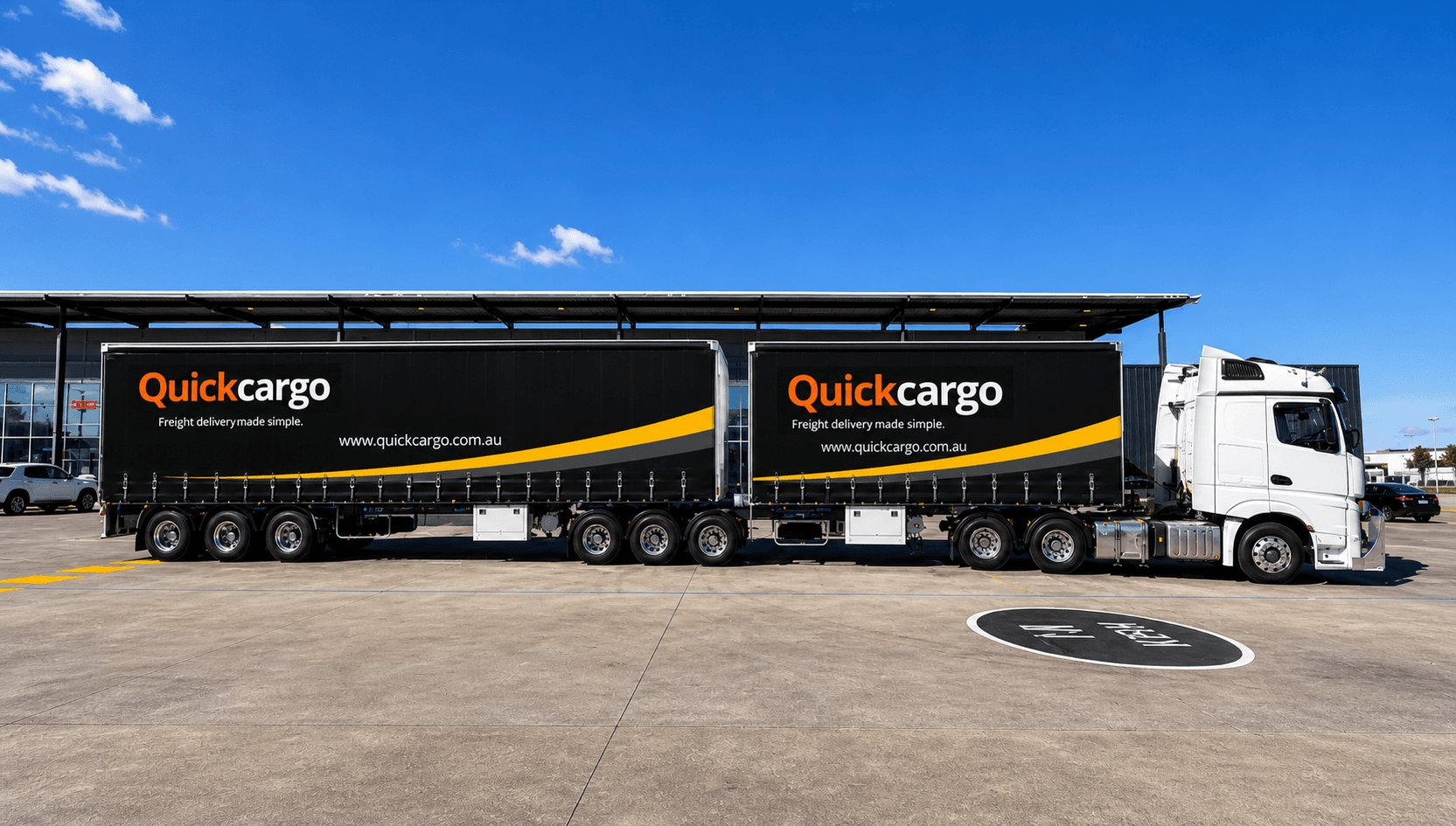 Cover Image for Tautliner Truck Hire — Curtain-Side Freight Transport